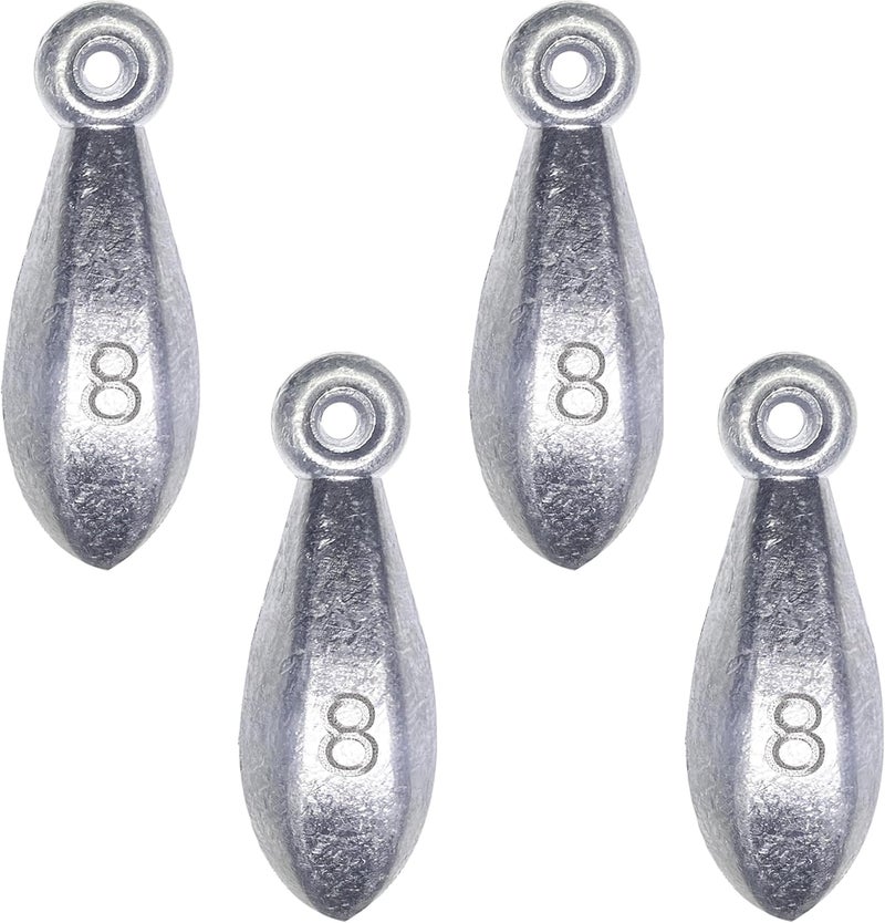 TKHDBF Fishing Weights Sinkers Bank Sinkers Bullet Weights for Surf Fishing Pier Bank Fishing Saltwater Fishing Gear 1oz to 8oz - Image 1